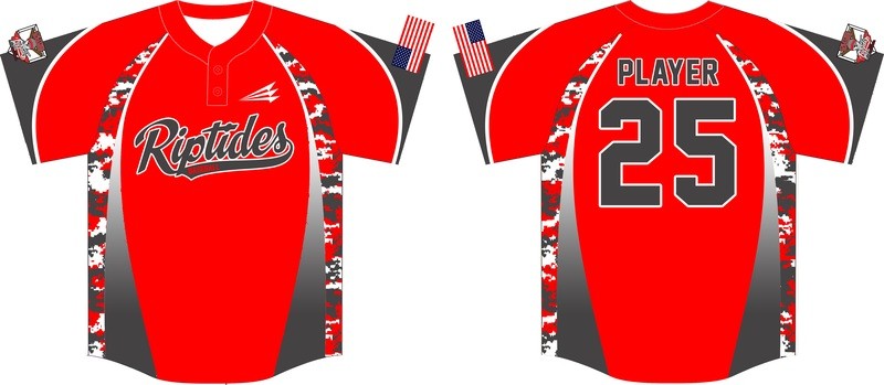 OBX Riptides Custom Baseball Jersey #4C