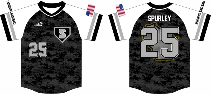 Sluggers Baseball Custom Jersey Design #5