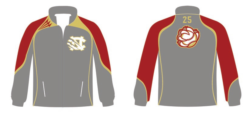 North Columbus Bruins Custom Baseball Crusader Rainproof Jacket