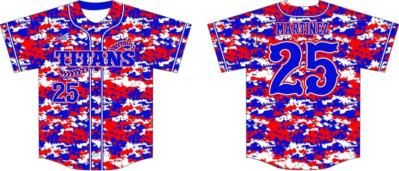 Howard County Titans Baseball Throwback Jersey #5B