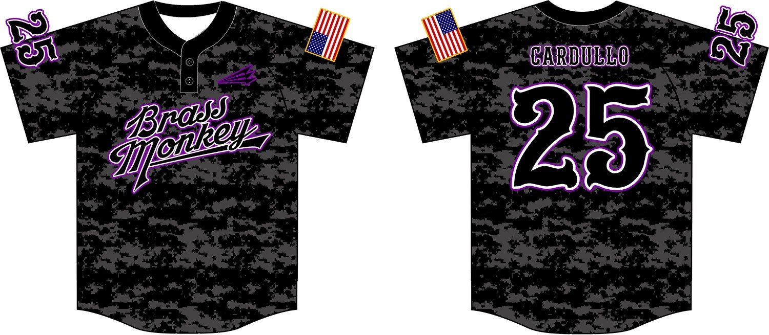 Brass Monkey Custom Baseball Jersey 1a