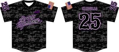 Brass Monkey Custom Baseball Jersey 1a