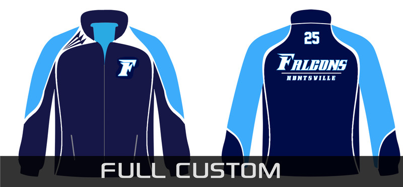 Huntsville Falcons Baseball Crusader Rainproof  Track Jacket
