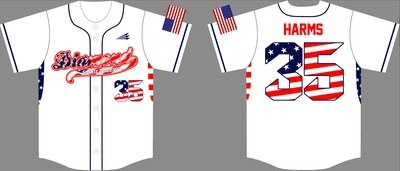 Diamond Blue Baseball Jersey Design 1