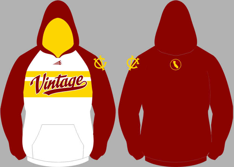 Vintage Crushers Baseball Custom Vulcan Hoodie #VH1