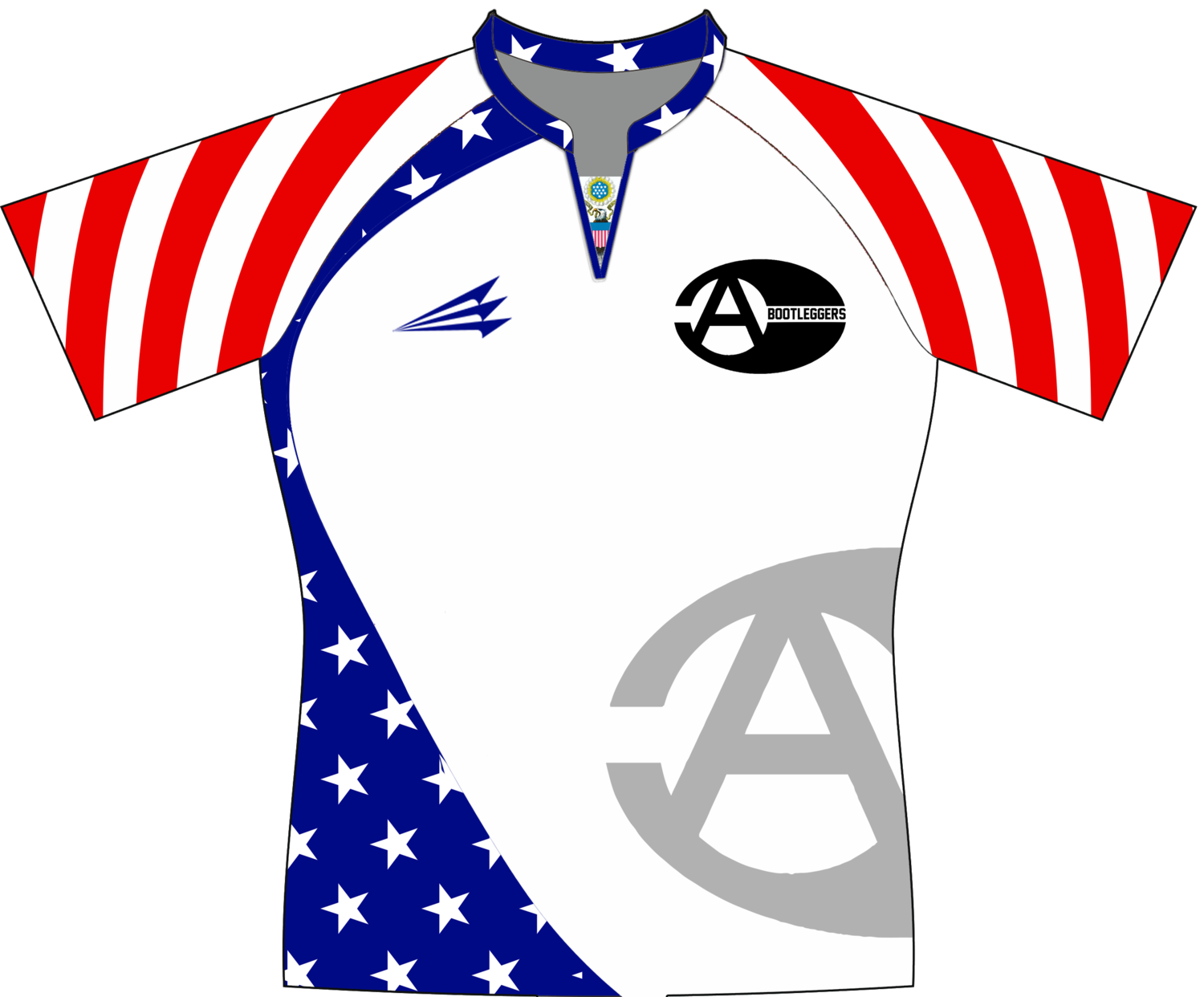 Albany Bootleggers Patriotic Rugby Jersey