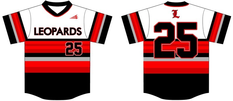 Leopards Baseball Custom Jersey Design #4