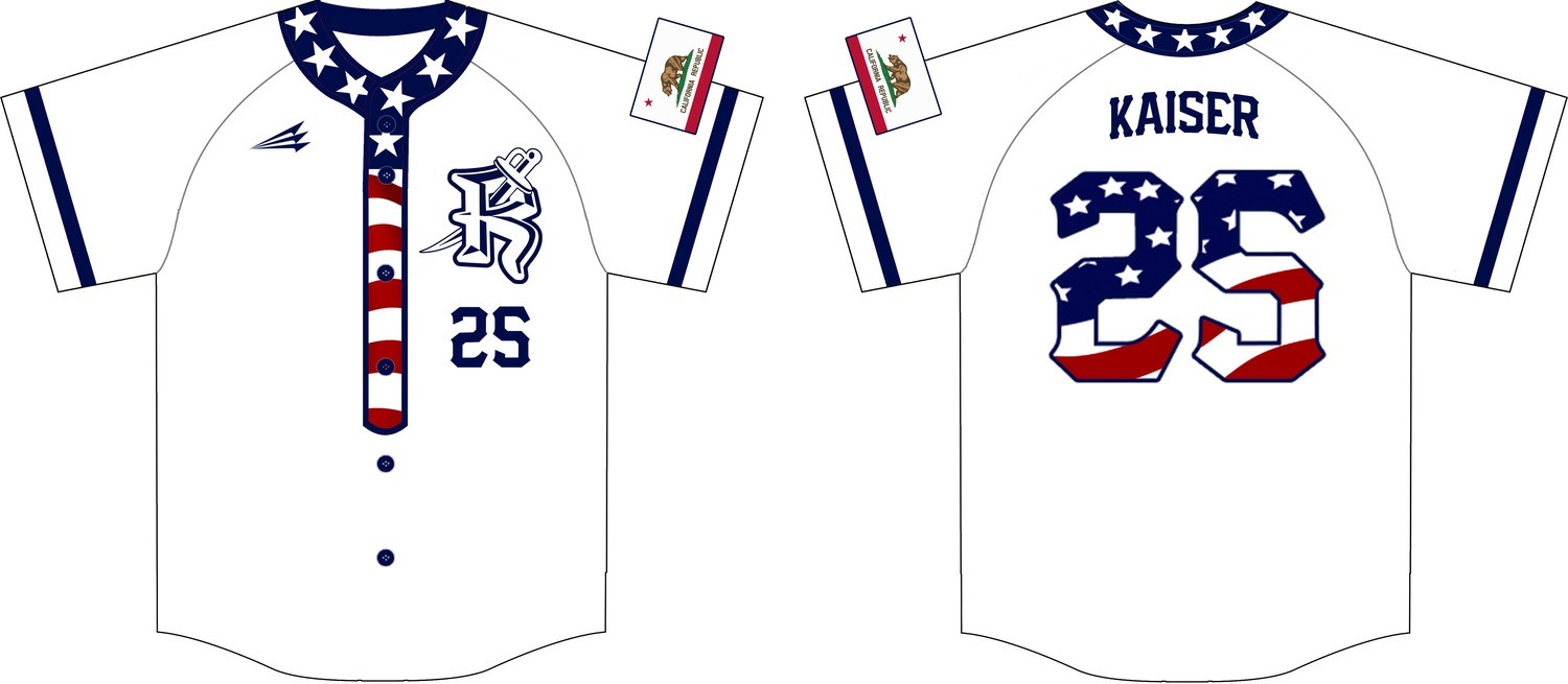 Raiders Baseball Custom Baseball Jersey #1