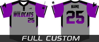 Louisburg Wildcats baseball Custom Jersey Design #1