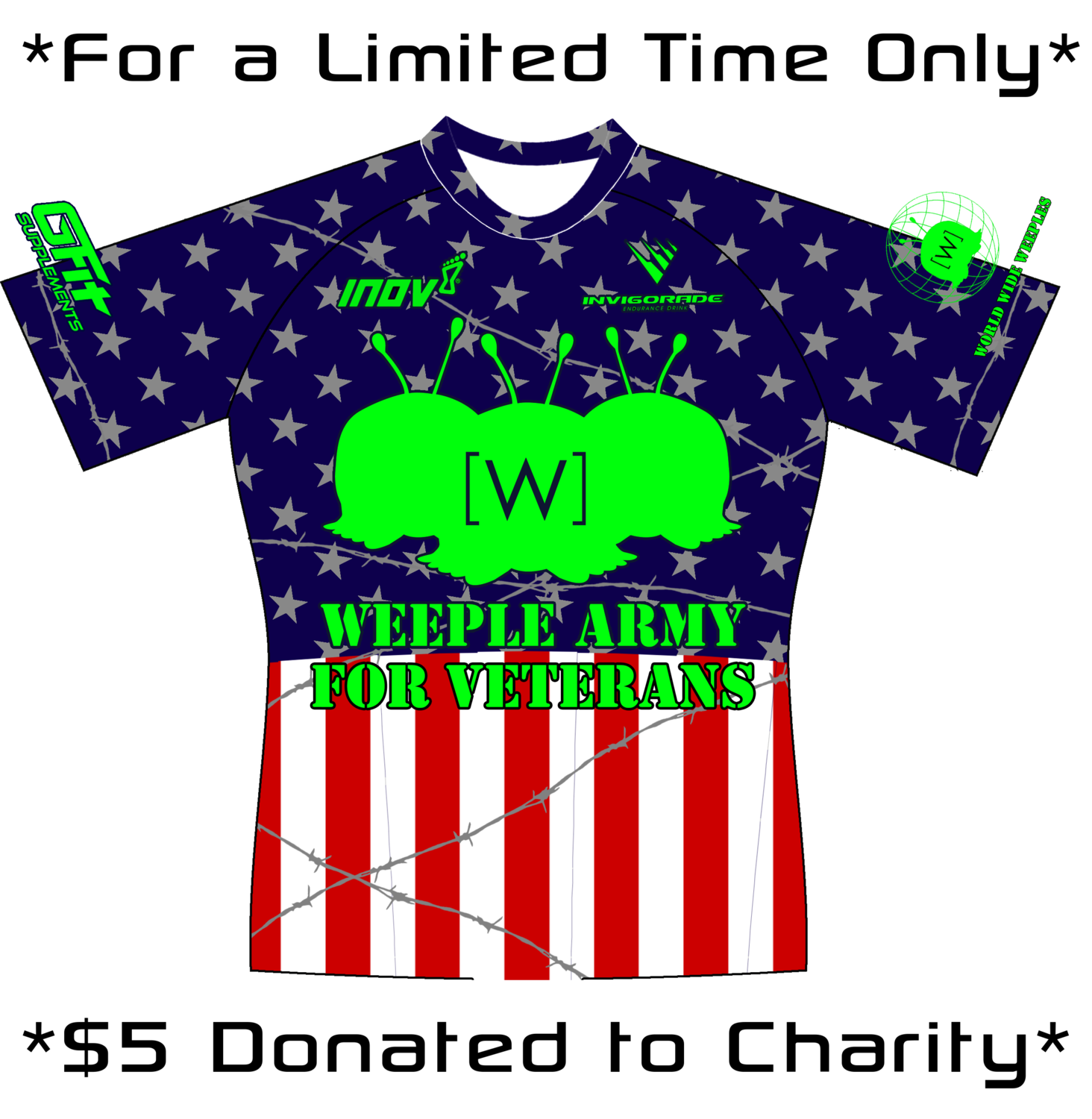 Weeple Army Patriotic Jersey