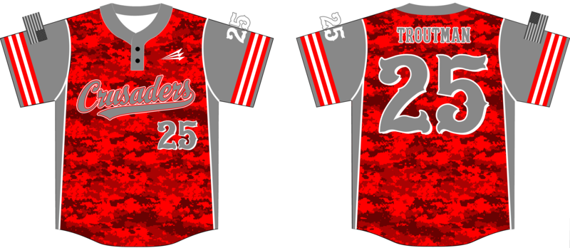 Kentuckiana Crusaders Jersey Design #1