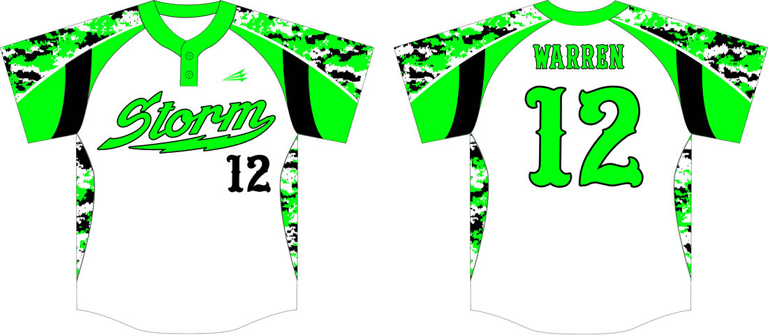 Wolcott Storm Baseball Custom Jersey 3a