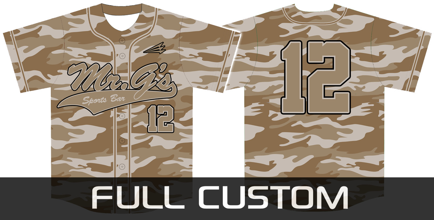 Mr. G&#39;s Sportsbar Baseball Custom Jersey Design #1