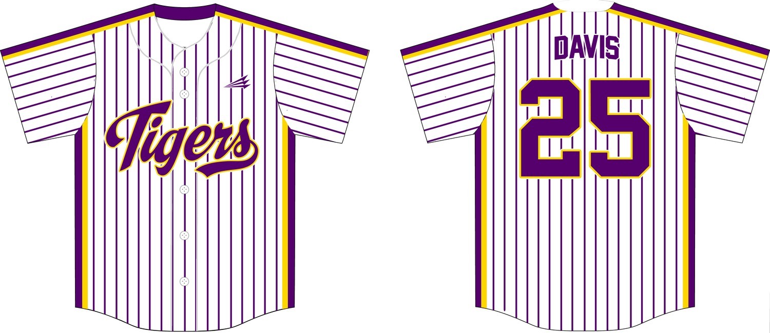 Tiger Production Custom Baseball Jersey #1