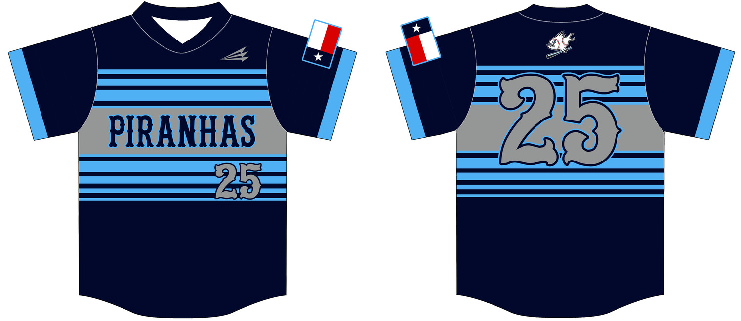 Piranhas Custom NanoDri Baseball Jersey #28