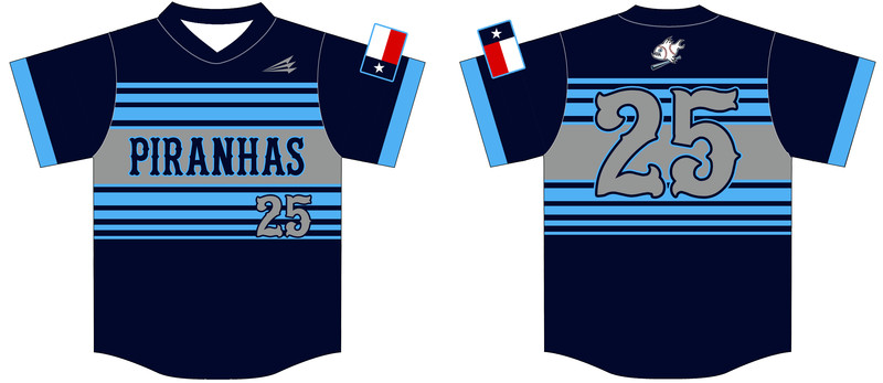 Piranhas Custom NanoDri Baseball Jersey #28