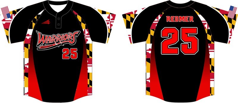 White Marsh Warriors Custom NanoDri Baseball Jersey #2