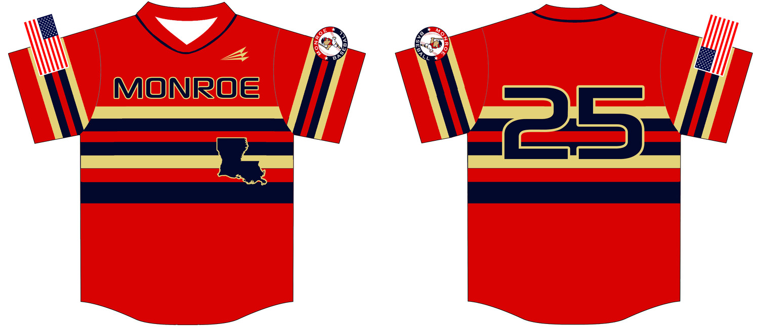 Monroe Custom NanoDri Baseball Jersey #1F