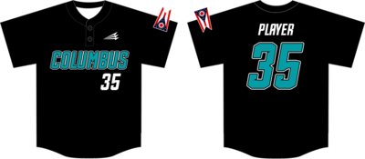 Columbus Sharks Custom HexaFlex Baseball Jersey #J12