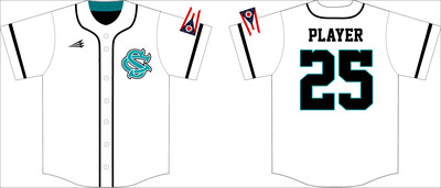 Columbus Sharks Custom HexaFlex Baseball Jersey #4A