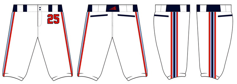 Tombigbee Tribe 9U Stacheman Elite Custom Knicker Pants #BP8
