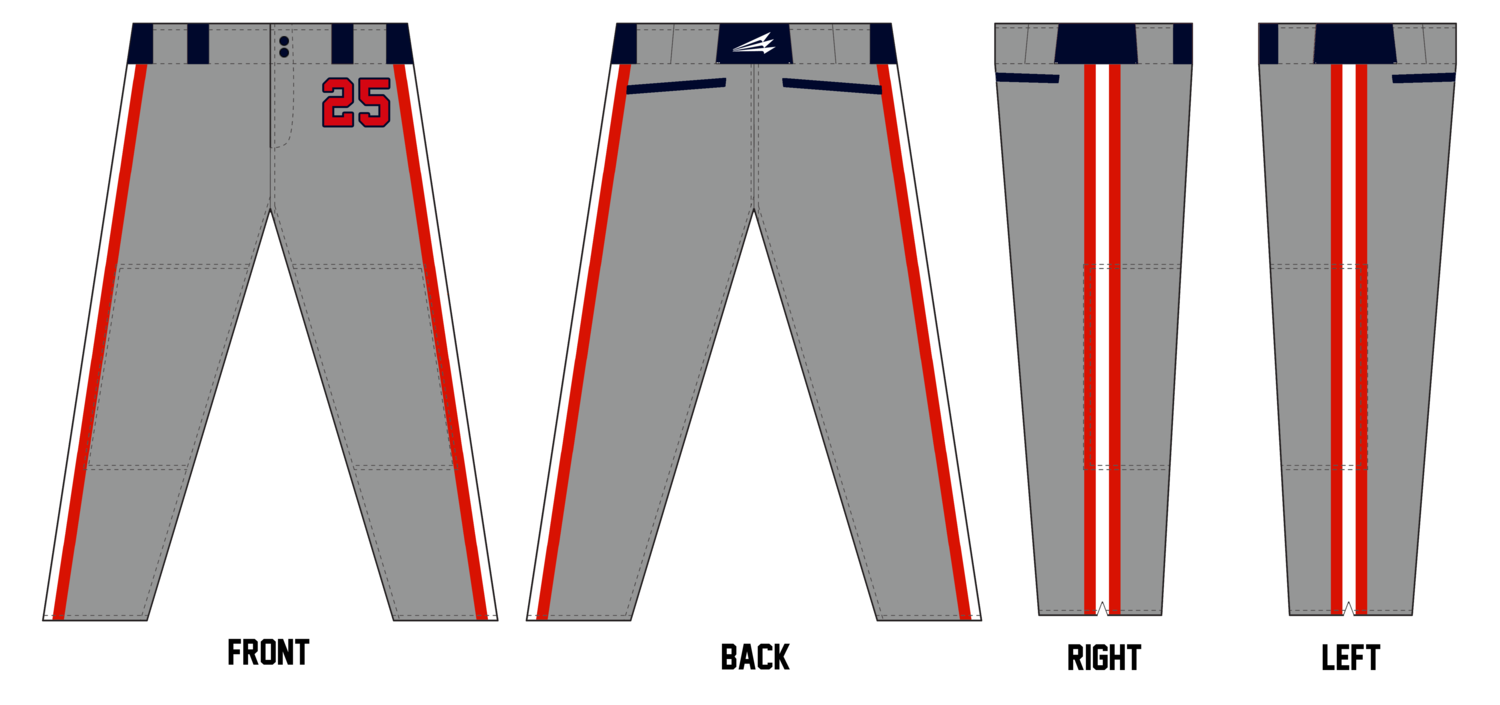 Tombigbee Tribe 9U Stacheman Elite Custom Long Pants #BP9B