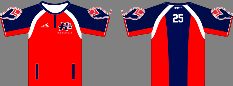 Hobgood Braves Custom Baseball Cage Jacket #CJ2