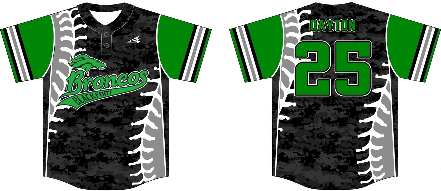 Blackfoot Broncos Custom Jersey Design #11