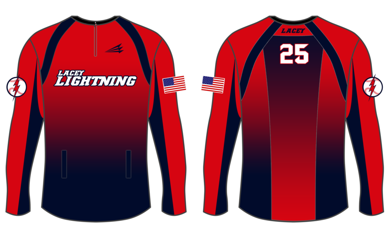Lacey Lightning Custom Baseball Long Sleeve Clutch Cage Jacket #CC2E