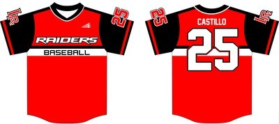 Lubbock Raiders Custom Baseball Jersey #5b
