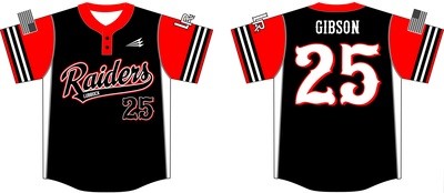 Lubbock Raiders Custom Baseball Jersey #7