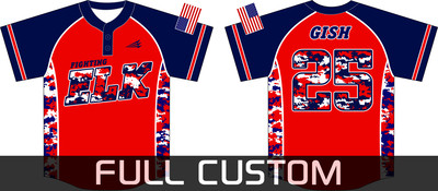 Fighting Elk Baseball Custom Jersey Design #2b