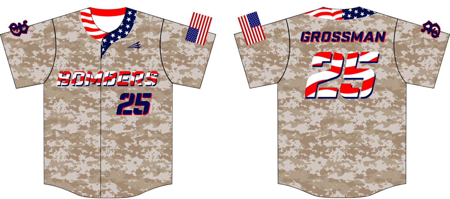 Brooklyn Bombers Custom Jersey Design #3
