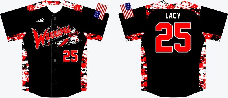 Quitman Warriors Custom Jersey Design #4a