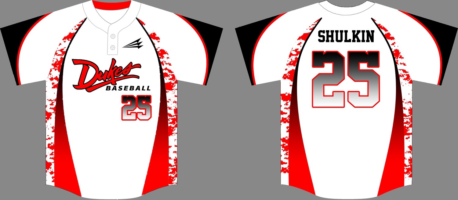 West Covina Dukes Custom Baseball Jersey Design #1C