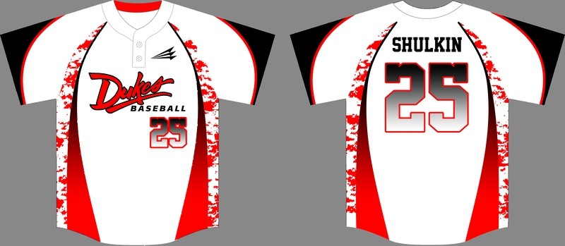 West Covina Dukes Custom Baseball Jersey Design #1C