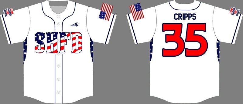 Stone Harbor Fire Rescue Custom Baseball Jersey 2