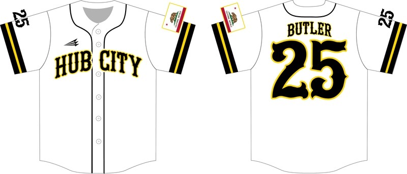 Hub City Custom Baseball Jersey #3E