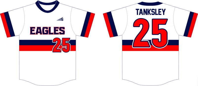 NTX Eagles Custom Baseball Jersey #4