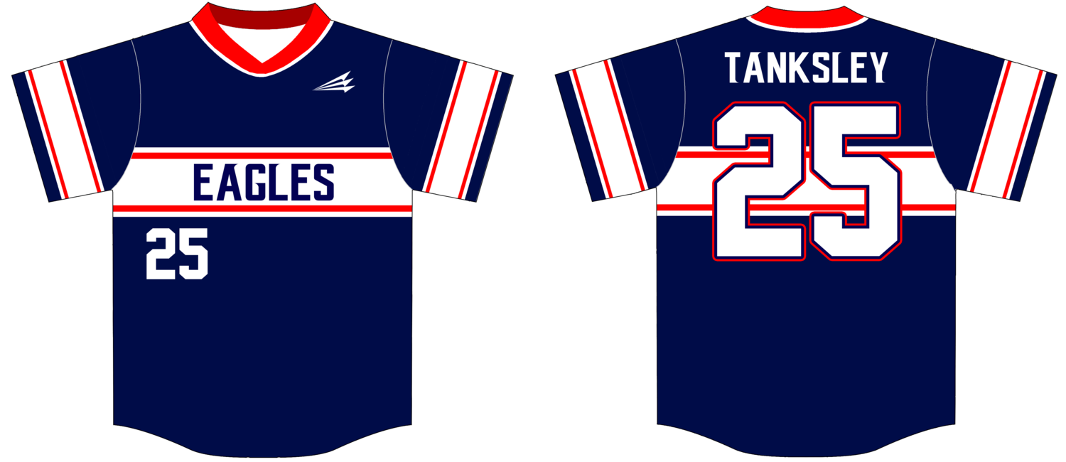 NTX Eagles Custom Baseball Jersey #3