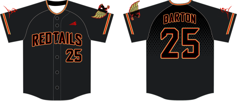 Redtails Baseball Custom Hexaflex Baseball Jersey #J2
