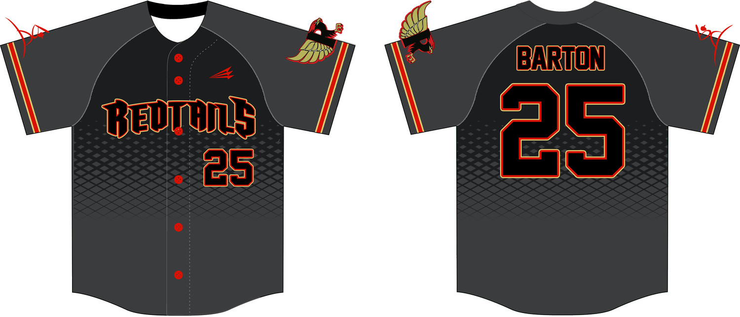 Redtails Baseball Custom Hexaflex Baseball Jersey #J4