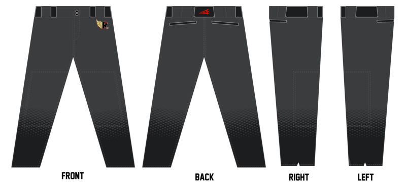Redtails Baseball Stacheman Elite Custom Long Pants #BP4B