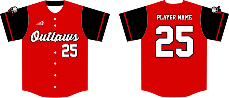Denver Outlaws Custom HexaFlex Baseball Jersey #J5B