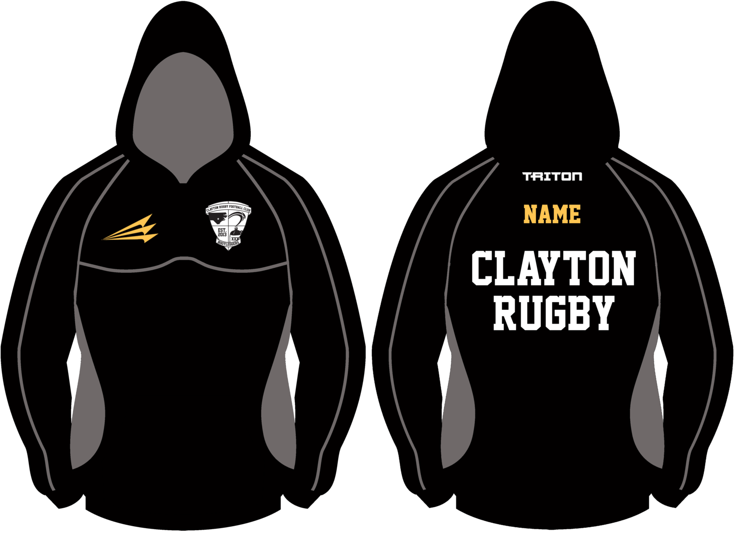 Clayton RFC Winterproof Sublimated Hoodie