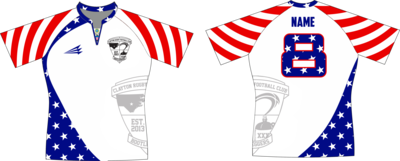 Clayton RFC Patriotic Rugby Jersey