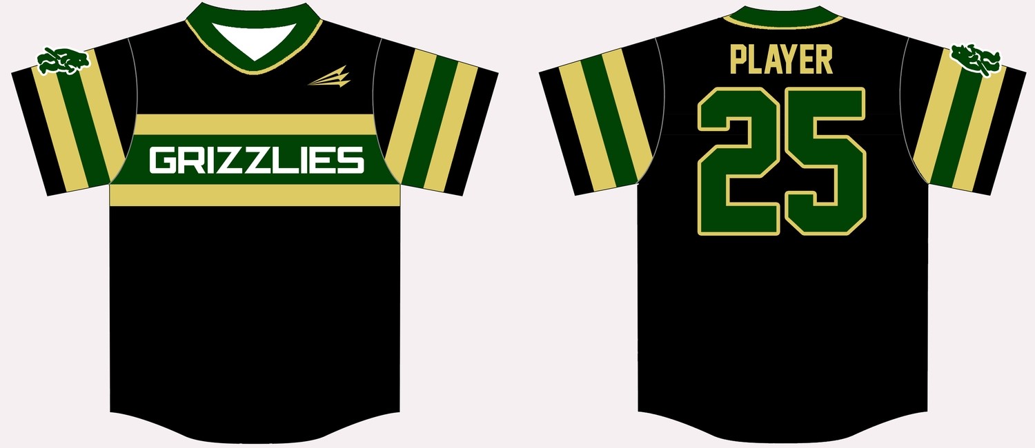 Chandler Grizzlies Custom Baseball Jersey Design #1