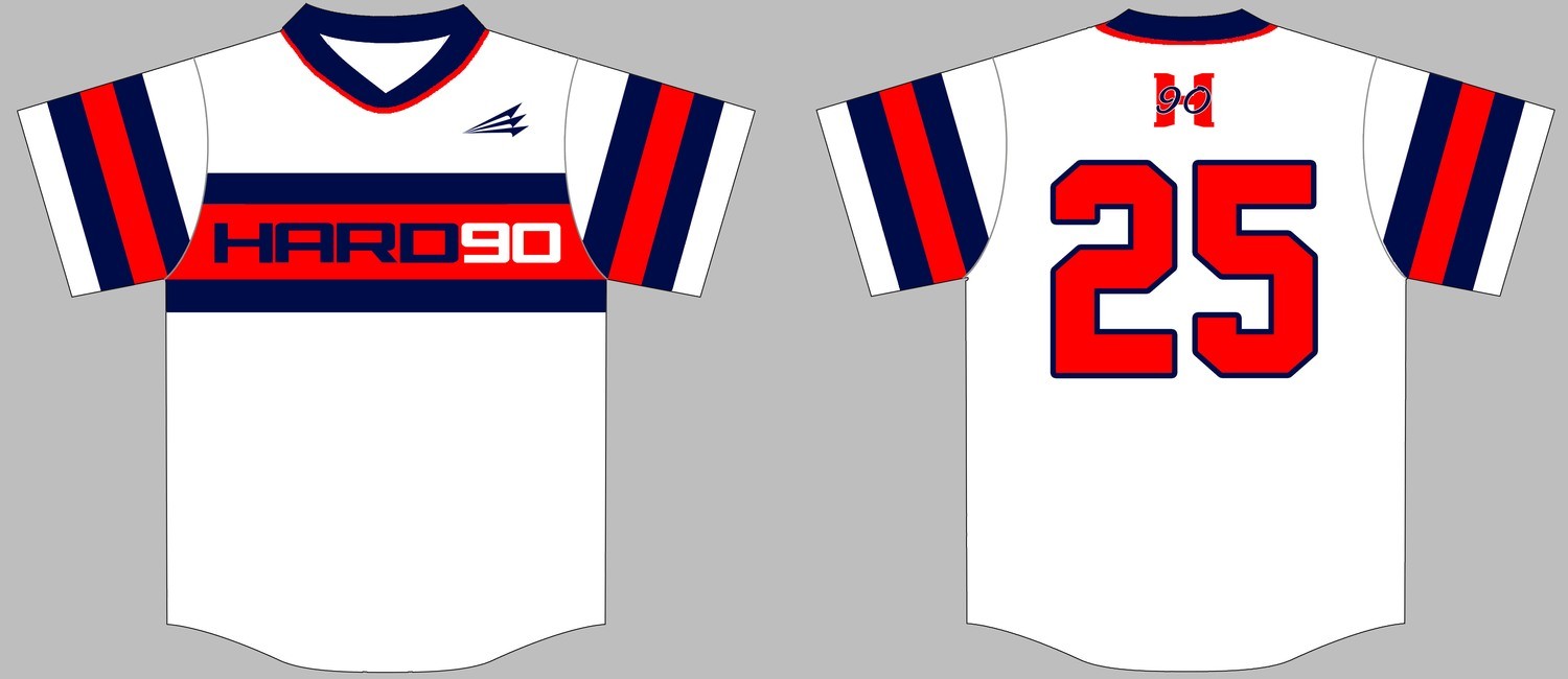 Hard 90 Custom NanoDri Baseball Jersey Design #1C
