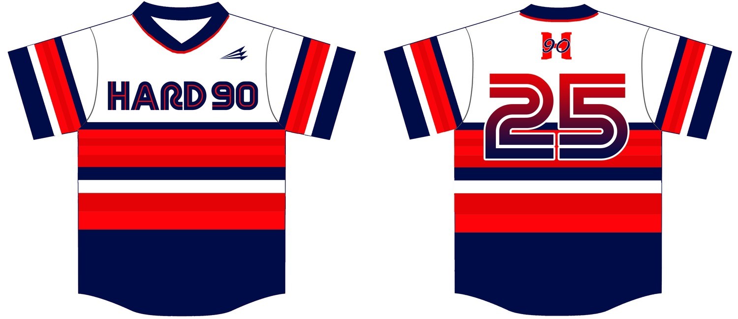 Hard 90 Custom NanoDri Baseball Jersey Design #4C