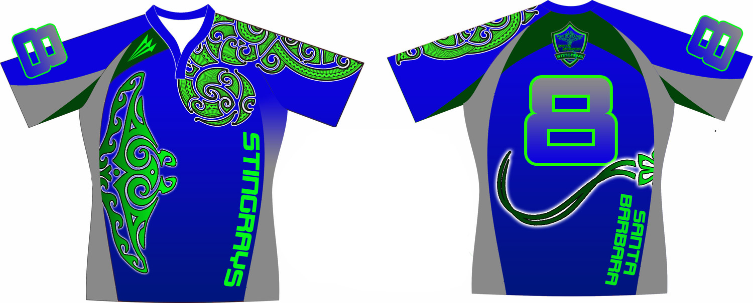 Santa Barbara Stingrays Rugby Jersey